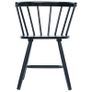 5 Piece Dining Set Solid Rubber Wood Black Image 9