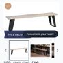 Michael Murphy Senzia Dining Table, Bench and Two Next Chairs Image 9