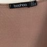 Boohoo Nude ball gown worn once Image 4