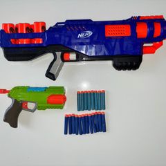 Nerf N Strike Elite Blaster & X Shot Bug Attack Rabid Fire + 20 Darts