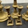 Five Vintage Brass-Tone Candlesticks Image 4