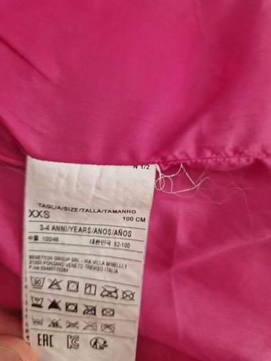 United colours of beneton girls coat