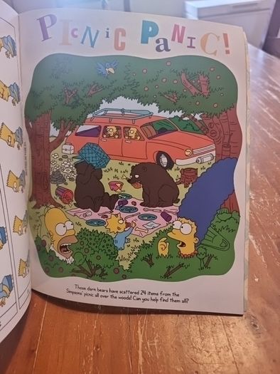 The Simpsons' Rainy Day Fun Book (paperback)