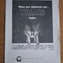1971 Willard Pressbook & Press Kit Synopsis & Press Photos Image 8