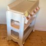 Babylo Baby Changing Station with Built-In Bath | Space Saving & Handy Image 3