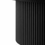 Black Extending Dining Table  Round to Oval Design  100-180cm Image 7