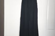 H&amp;M Black High Waisted Paperbag Wide Leg Palazzo Trousers Culottes 6UK/34EU Petite