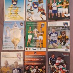9 x Armagh GAA Club Final Programmes