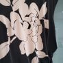 Phase Eight black and blush floral ruched dress Sz 16 UK - Rrp 99 (New) Image 7