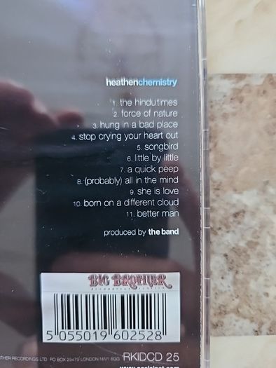 Oasis CD - Heathen Chemistry