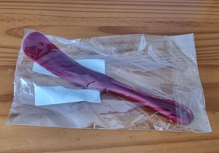 Plastic Portable Shoehorn, new, plastic.