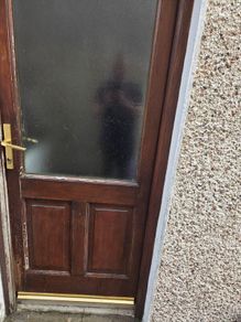 Solid Teak Rear Door