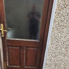 Solid Teak Rear Door