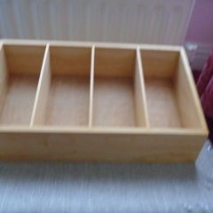 Wooden cutlery storage, Storage, Wooden storage, Home