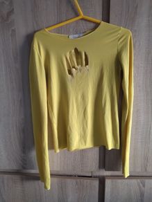 Yellow top fit xs s m