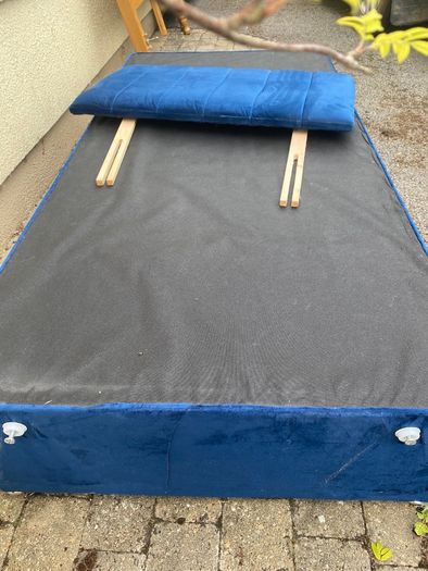 Single Bed Base and Headboard