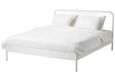 Double Bed Metal Frame with matching slate bed base (ikea)