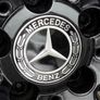 Mercedes Benz 4Pcs Wheel 75mm 3 inches Center Caps Alloy Rim Hub Cap Car Logo Emblem Black Image 3