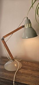 Bermondsey wooden anglepoise table lamp adjustable