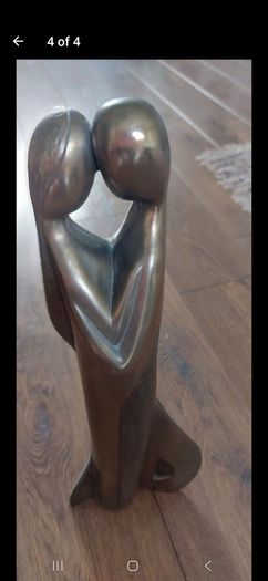 Genesis Kissing Lovers Statue Ornament