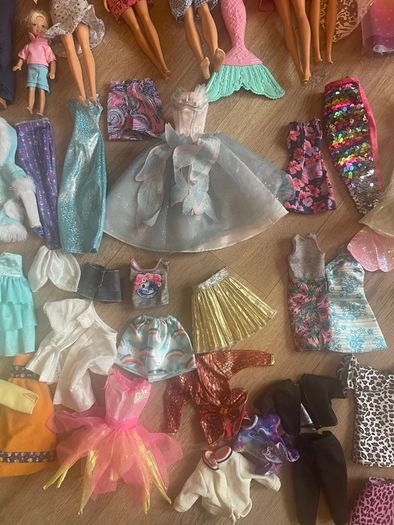 Barbie dolls and accessories