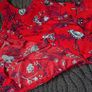 Red Midi Dress Size 8-10 Image 5