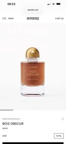Byredo Bois Obscur Extrait De Perfum