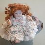 Vintage All-Porcelain Doll Sweet n Petite Hannah Collectible Bisque Porcelain Miniature Boxed (6-inch / 15 cm) Image 4