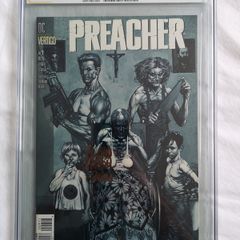 Preacher Issue 9 Cgc 9.8 Certified Graded Comic signed by Glen Fabry