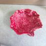 Vintage Bowl, Burnt Red Ruffled Crest Edge Small Dish Or Ashtray Image 4