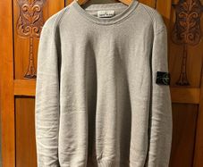 stone island jumper grey