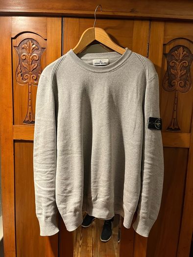 stone island jumper grey