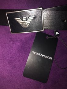 Emporio Armani leather belt
