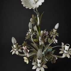 Stunning vintage toleware chandelier