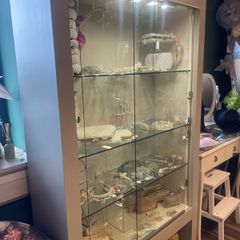 Display cabinet with lights