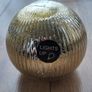 Gold LED Ribbed Ball Image 3
