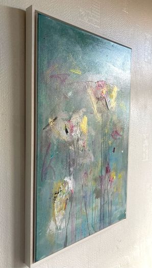 Framed Original Abstract Painting Dublin  Original Art Gift