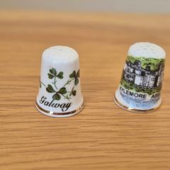 Two China Thimbles