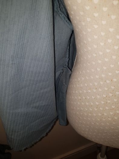 Zara blue corduroy shacket xs uk8-10