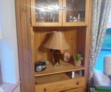Mexican pine tv unit. Storage unit. Display cabinet