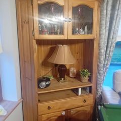 Mexican pine tv unit. Storage unit. Display cabinet