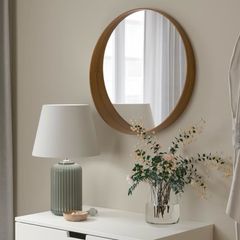 2x Ikea STOCKHOLM Mirrors - walnut veneer - 60 cm