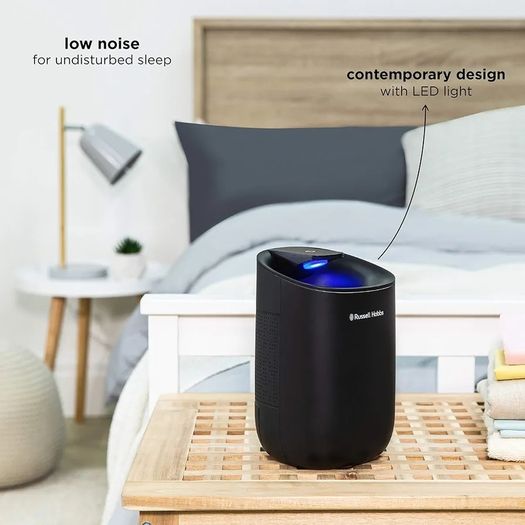 10 Litre/Day Dehumidifier,White & RHDH1061B 300ml/day, Black Dehumidifier with Auto Defrost for Home, Kitchen, Basement, Garage, Caravan, Bathroom, Lightweight, 15m2 Room Size