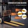 Pallet Fork Extensions, 96" Length 4.5" Width, Heavy Duty Carbon Steel Fork Extensions for Forklifts Image 3