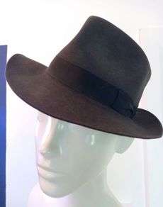 Vintage Grey Fedora Hat