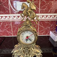 Brass clock