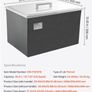 Drop in Ice Chest, 20"L x 14"W x 12"H (508 x 355 x 306 mm) Stainless Steel Drop in Cooler, 30L Commercial Ice Bin with Pot Lid for Outdoor, Drain-pipe Set Included, for Cold Wine Beer Image 7