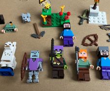 lego Minecraft minifigures