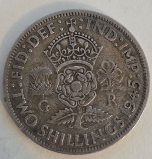 5x .5 Silver Florins 1920 - 1945 Coins 2 Shilling 1 Shilling 6 Coins.