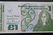 Ireland 1984 Medb 1 pound banknote
